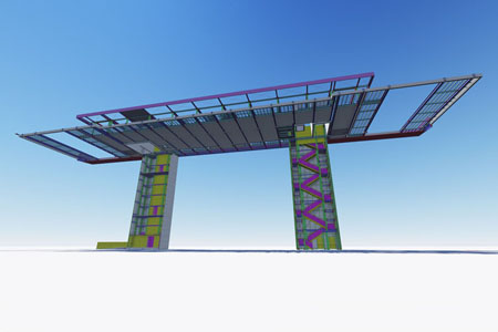 Elevation of Ex ENEL Building